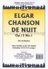 Chanson De Nuit - Score & Parts pack