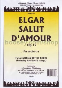 Salut D'amour - Score & Parts pack