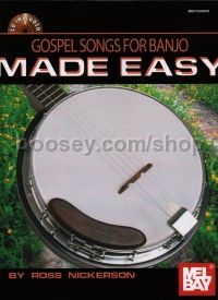 Gospel Songs For Banjo Made Easy (Bk & CD)