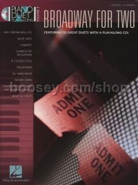 Piano Duet Play Along 03: Broadway For Two (Bk & CD)