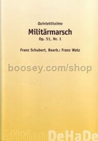 Militarmarsch Op 51 No.1 (arr. ensemble)