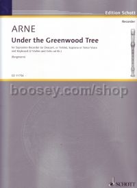 Under The Greenwood Tree (recorders & piano)