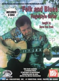 Folk & Blues Fingerstyle Guitar (Bk & 3 CDs)