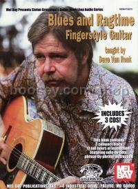 Blues And Ragtime Fingerstyle Guitar (Bk & 3 CDs)