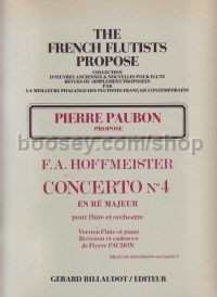 Concerto No. 4 in D (flute & piano)