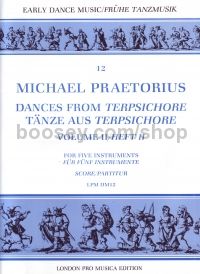 Dances from "Terpsichore" - vol.2 (arr. SATTB recorders)