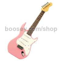Wall Art Pink - Electric Guitar Design