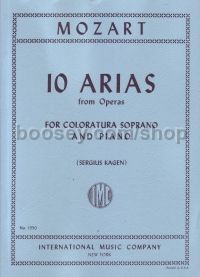 Arias (10) for soprano voice & piano