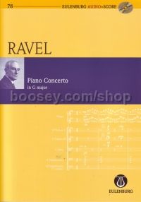 Concerto for Piano in G Major (Piano & Orchestra) (Study Score & CD)