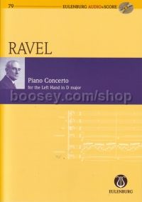 Piano Concerto For Left Hand (Piano & Orchestra) (Study Score & CD)
