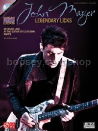 John Mayer Legendary Licks - guitar tab (Bk & CD)