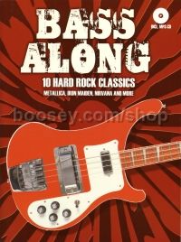 Bass Along 10 Hard Rock Classics (Bk & CD)