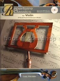 Repertoire Classics: Violin (Bk & CD)