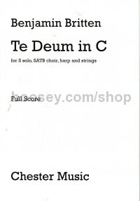 Te Deum (full score) - revised edition