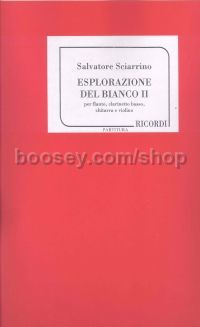 Esplorazione Del Bianco II (Flute, Bass Clarinet, Violin & Guitar)