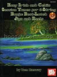 Easy Irish & Celtic Session Tunes for 5-String Banjo (Bk & CD)