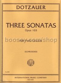 Sonatas (3) Op 103 for two cellos