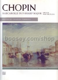 Barcarolle in F-sharp major Op 60 (solo piano)