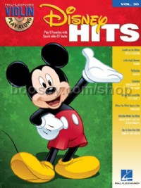Violin Play Along 30 Disney Hits (Bk & CD)