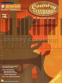 Jazz Play Along 145: Country Standards (Bk & CD)