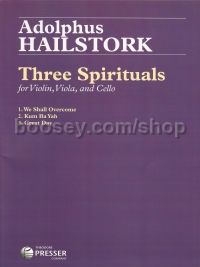 Three Spirituals for string trio (score & parts)