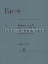 Berceuse, Op.16 (Violin & Piano)