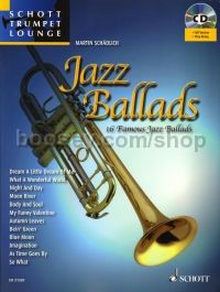 Jazz Ballads Trumpet (Bk & CD) Schott Trumpet Lounge