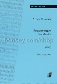 Festouverture D major - Juhla-alkusoitto (Orchestral Study Score)
