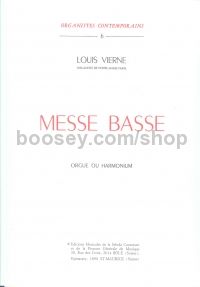 Messe basse Op.30 (coll. Organistes contemporains Nº6)