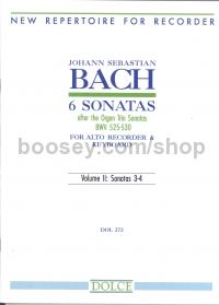 Sonatas (6) Organ Trio Sonatas BWV525-530 vol.2