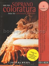 Cantolopera - Arias for Soprano Coloratura, Vol.III (Soprano & Piano) (Book & CD)