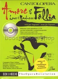 Cantolopera - Love & Madness (Soprano & Piano) (Book & CD) 