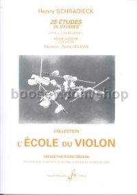 25 Etudes Op. 1 - Volume 1 - for violin