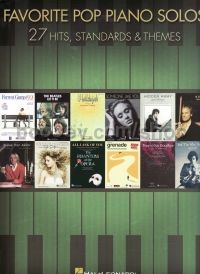 Favorite Pop Piano Solos 27 Hits Standards Themes