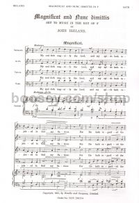 Magnificat & Nunc Dimittis (Key F - arr. SATB & organ)