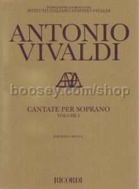 Cantatas For Soprano, Vol.I (Soprano & Orchestra)