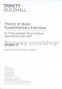 Theory Supplementary Exercises: Grade 3