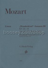 "Wunderkind" Sonatas, Vol.III - K. 26-31 (Piano)