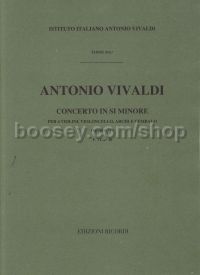 Concerto in B Minor, Op.3/10 (Four Violins & Violoncello Soli, String Ensemble & Harpsichord)