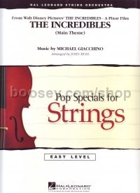 Easy Pop Specials For Strings: The Incredibles (score & parts)