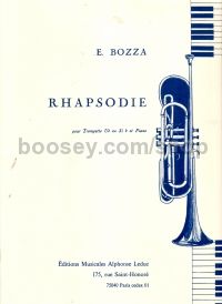 Rhapsodie - for trumpet (C or Bb) and piano