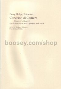 Concerto di Camera in G minor TWV 43:g3