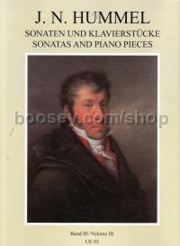 Sonatas and Piano Pieces, Volume 3