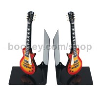 Guitar Bookends - Gibson Les Paul Red