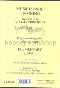 Musicianship Training according to the Kodály principles - Elementary Level, Part One (2 CDs)