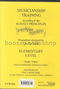 Musicianship Training according to the Kodály principles - Elementary Level, Part Two (2 CDs)