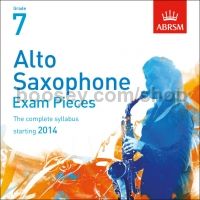 Alto Saxophone Exam Pieces 2014 2 CDs, ABRSM Grade 7