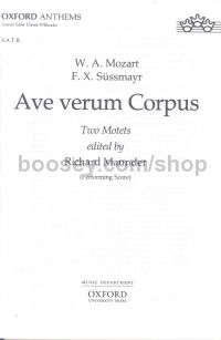 Ave verum corpus (vocal score)