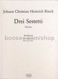 3 Sextets - Horn, Clarinet, Violin, Viola, Cello & Harpsichord (score)