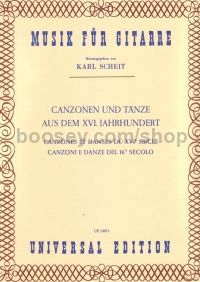 Canzonets and Dances from the 16th Century (Guitar)